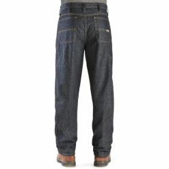 Coupon 🔥 Cinch Men's Blue Label Carpenter WRX Flame Resistant 👖 Jeans - 38" Inseam Dark Rinse 😀