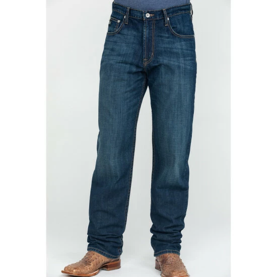 Deals π Cinch Men's Black Label Original Loose Dark Tapered π Jeans Indigo π€© - Image 2