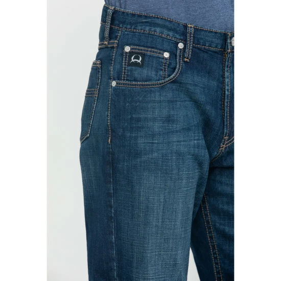 Deals π Cinch Men's Black Label Original Loose Dark Tapered π Jeans Indigo π€© - Image 4