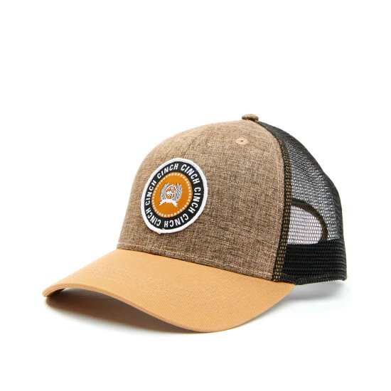 Best reviews of ๐คฉ Cinch Men's Brown Logo Circle Patch Mesh-Back Ball Cap ๐คฉ