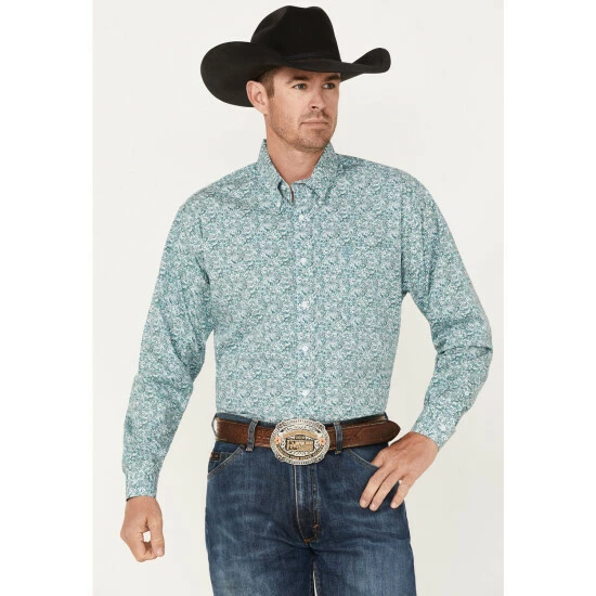 Best Pirce ๐ Cinch Men's Floral Print Long Sleeve Button Down Western ๐ Shirt White ๐ฏ 1 Best Pirce ๐ Cinch Men's Floral Print Long Sleeve Button Down Western ๐ Shirt White ๐ฏ