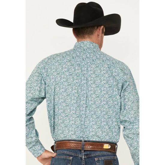Best Pirce ๐ Cinch Men's Floral Print Long Sleeve Button Down Western ๐ Shirt White ๐ฏ 4 Best Pirce ๐ Cinch Men's Floral Print Long Sleeve Button Down Western ๐ Shirt White ๐ฏ - Image 4
