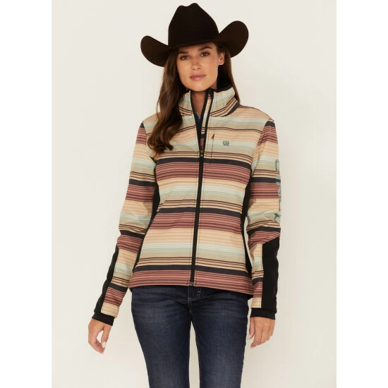 Budget β Cinch π© Women's Striped Bonded Jacket Multi π