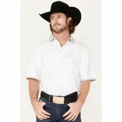 Best reviews of 🛒 Cinch Men's Arena Flex Floral Print Polo 👕 Shirt White ⭐