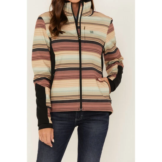 Budget β Cinch π© Women's Striped Bonded Jacket Multi π - Image 3