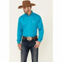 Best reviews of 🧨 Cinch Men's Solid Turquoise Button-Down Western 👚 Shirt Teal 🤩