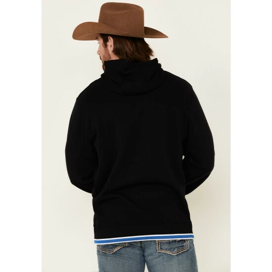 Best reviews of π Cinch Men's Solid Black Logo Brand Hooded Sweatshirt π - Image 4