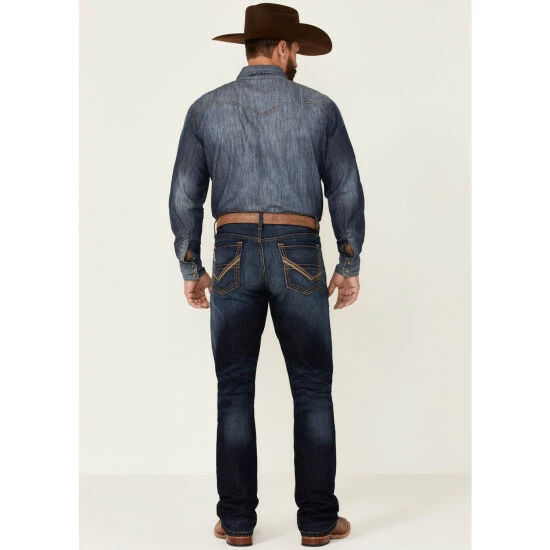 Coupon π Cinch Men's Ian Dark Stonewash Rigid Slim Bootcut π Jeans Indigo π - Image 3