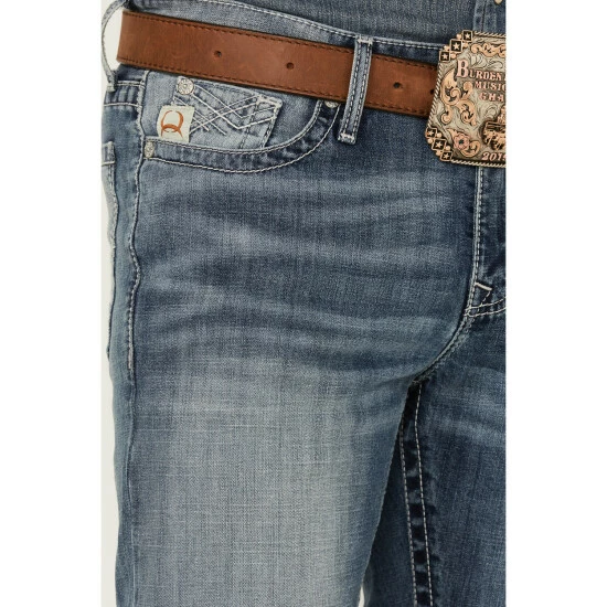 Cheap π Cinch Men's Ian Performance Stretch Slim Bootcut π Jeans Indigo β - Image 2