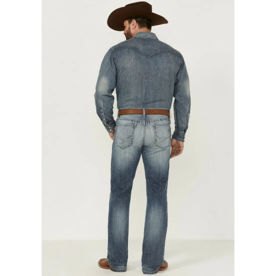 Cheap π Cinch Men's Ian Performance Stretch Slim Bootcut π Jeans Indigo β - Image 3