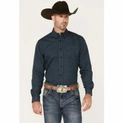 Best reviews of 🔔 Cinch Men's Modern Fit Geo Print Button-Down Western 👕 Shirt Navy ✨