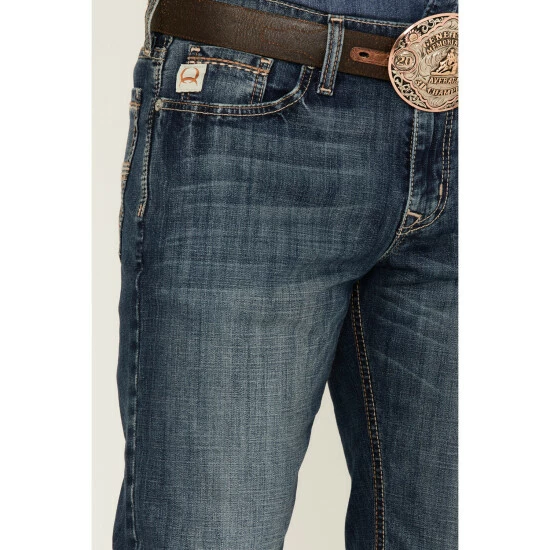 Hot Sale β Cinch Men's Jesse Medium Stonewash Performance Stretch Slim Straight π Jeans Indigo π - Image 2