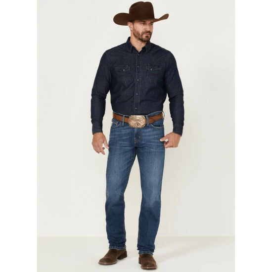 Top 10 π Cinch Men's Jesse Medium Stonewash Performance Stretch Slim Straight π Jeans Indigo π