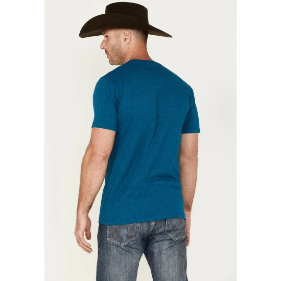 New π Cinch Men's Lead This Life Logo Graphic T-Shirt Teal π - Image 4