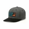 Outlet 😍 Cinch Men's Charcoal Denim Patch Flexfit Cap Black 🧨