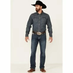 Wholesale π Cinch Men's Ian Dark Wash Performance Stretch Slim Bootcut π Jeans Indigo π§¨