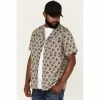 Best deal ⌛ Cinch Men's Camp Yee-Haw All-Over Print Button-Down Western 👕 Shirt Stone 🎉
