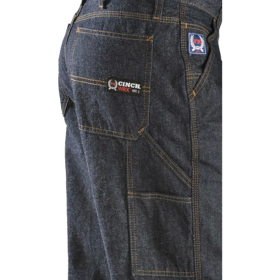 Cheap π€© Cinch WRX Flame-Resistant Blue Label Carpenter π Jeans For Men Dark Rinse βοΈ - Image 2