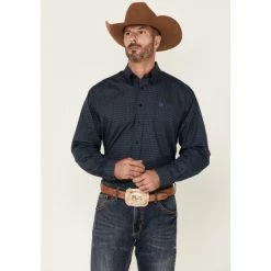 Brand new π Cinch Men's Black Tonal Geo Print Long Sleeve Button-Down Western π Shirt π