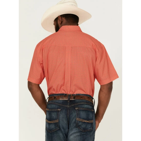 Top 10 π Cinch Men's Arena Flex Red All-Over Print Short Sleeve Button-Down Stretch Western π Shirt π₯° - Image 4