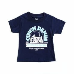 Best Pirce 👍 Cinch Toddler-Boys' Cinch Denim Graphic T-Shirt Navy 🤩