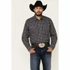 Brand new ❤️ Cinch Men's Black Geo Print Snap Long Sleeve Western 👕 Shirt ❤️