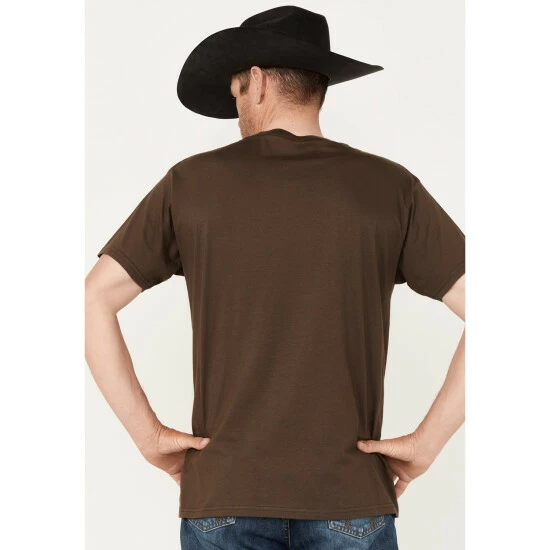 Deals π Cinch Men's Lead This Life Logo Graphic T-Shirt Brown π - Image 4