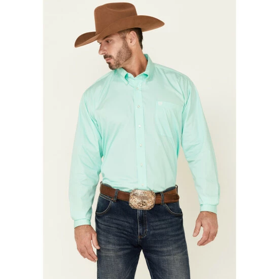 Top 10 β¨ Cinch Cβinch Men's Green Button Long Sleeve π Shirt π