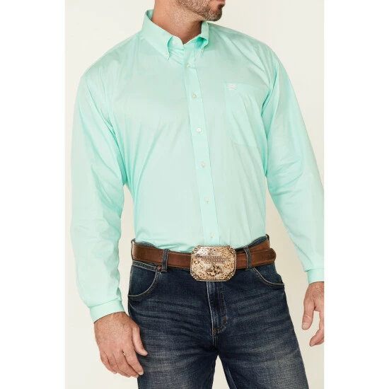 Top 10 β¨ Cinch Cβinch Men's Green Button Long Sleeve π Shirt π - Image 3