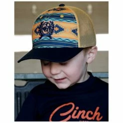 Best reviews of 👍 Cinch Boys' Multicolored Southwestern Trucker Cap Purple 🧨