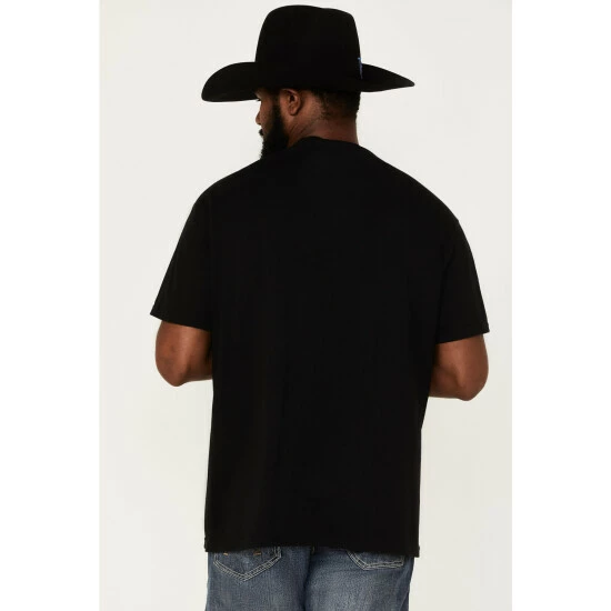 Best Sale 𧨠Cinch Men's American Rodeo Brand Graphic Logo T-Shirt Black π - Image 4